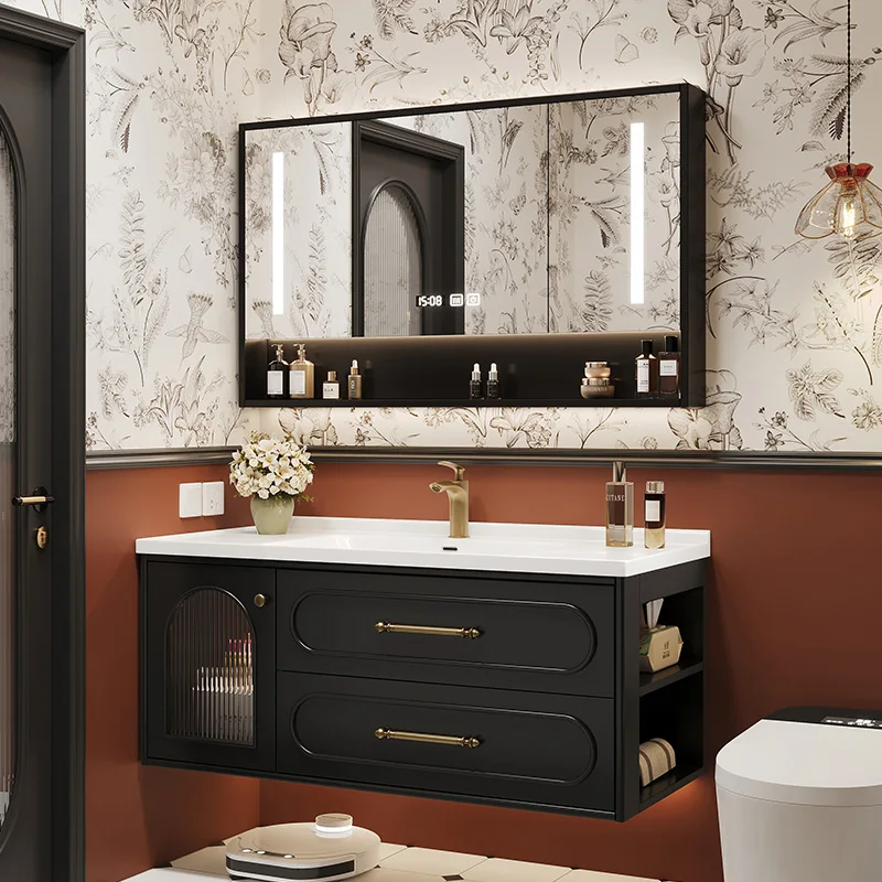 Home Bathroom Wash Basin - French Luxury Bathroom Cabinets Ceramics Washbasin