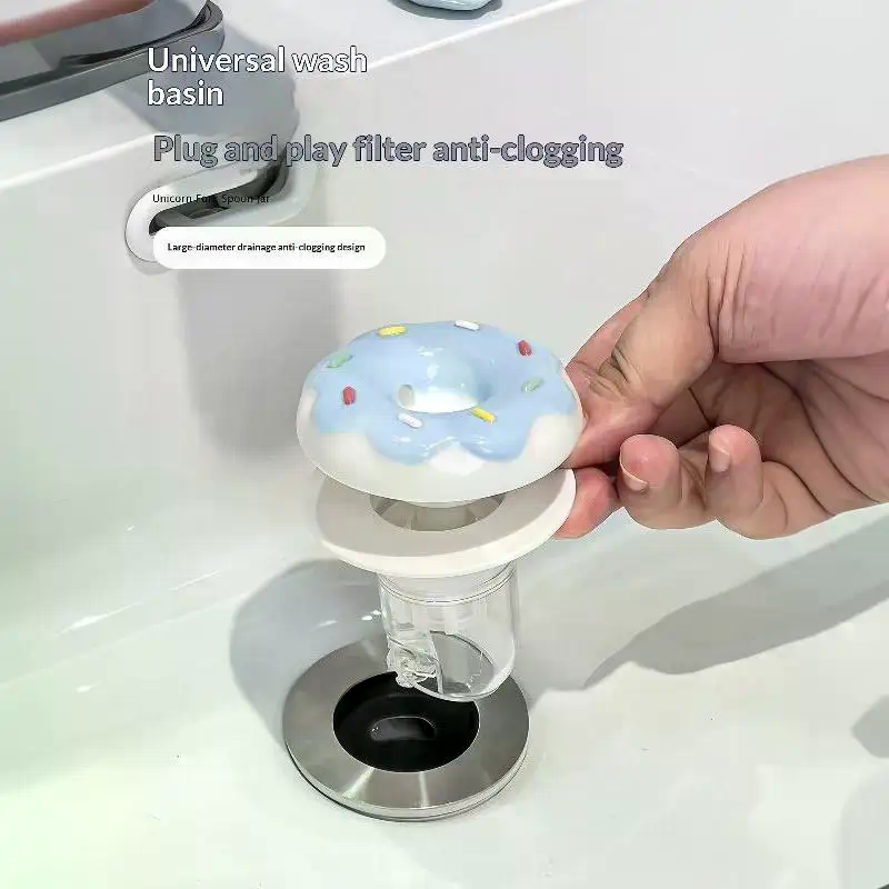 Home Hardware Bathroom Sinks - /PFU/Ceramic Donuts Up Basin Sink Drain