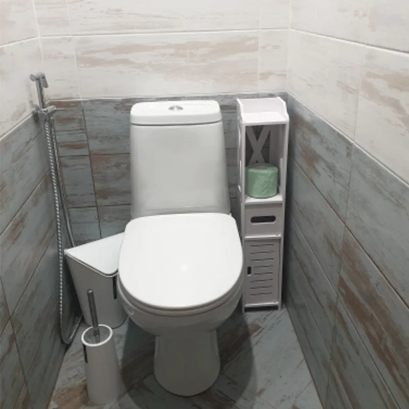 Home Bathroom Wash Basin - Bathroom Standing Shelf Storage Floor Cabinet