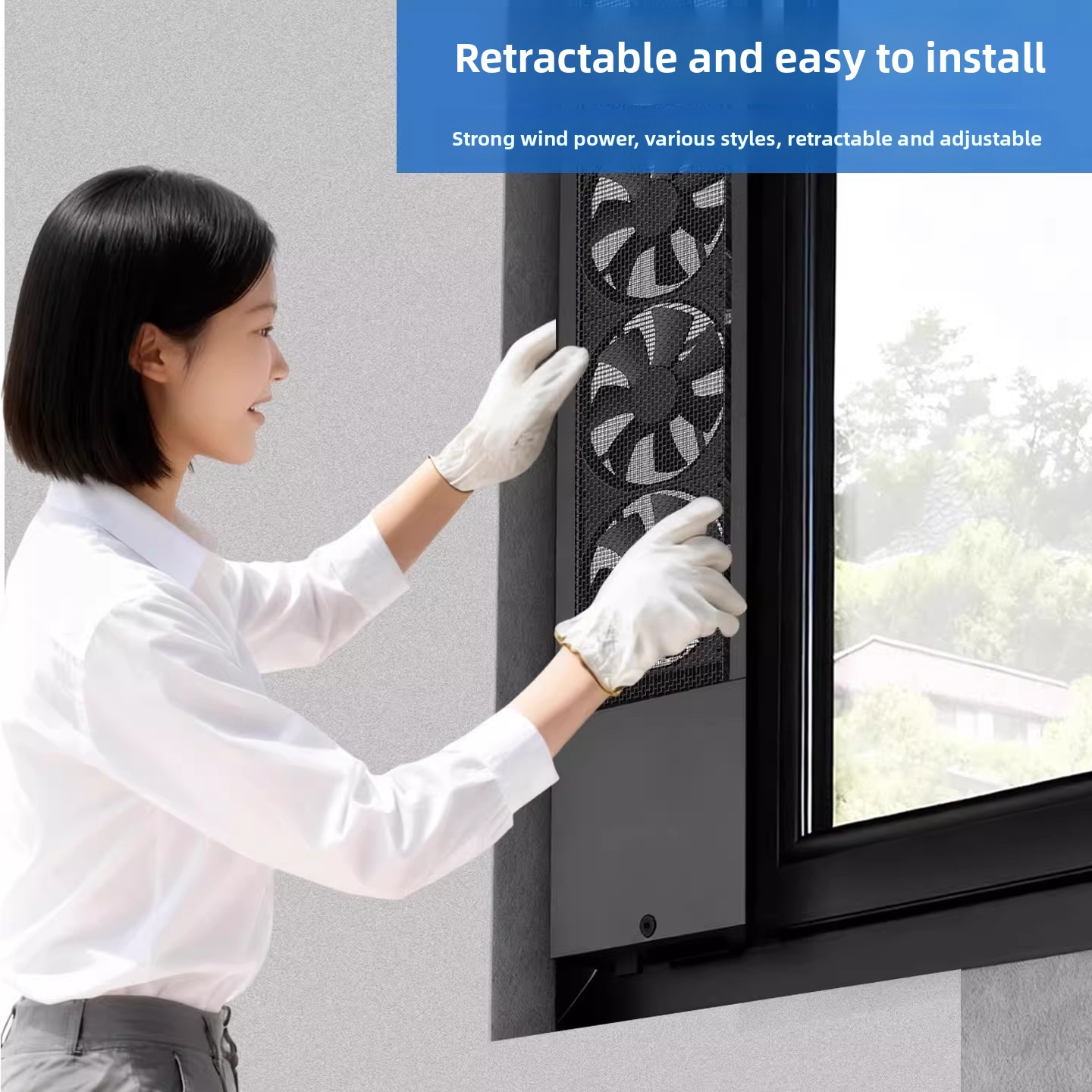 Window Exhaust Fan No Drilling - Home Bathroom Vent ulasan dan harga