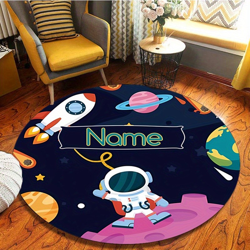 Round Halloween Horse Rug Cust - Home Bathroom Name ulasan dan harga