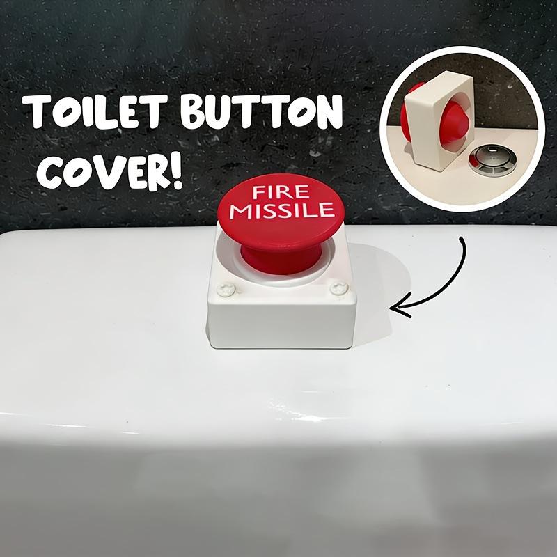 Toilet Button Cover 3D Printed - Jet Home Bathroom Accessories ulasan dan harga