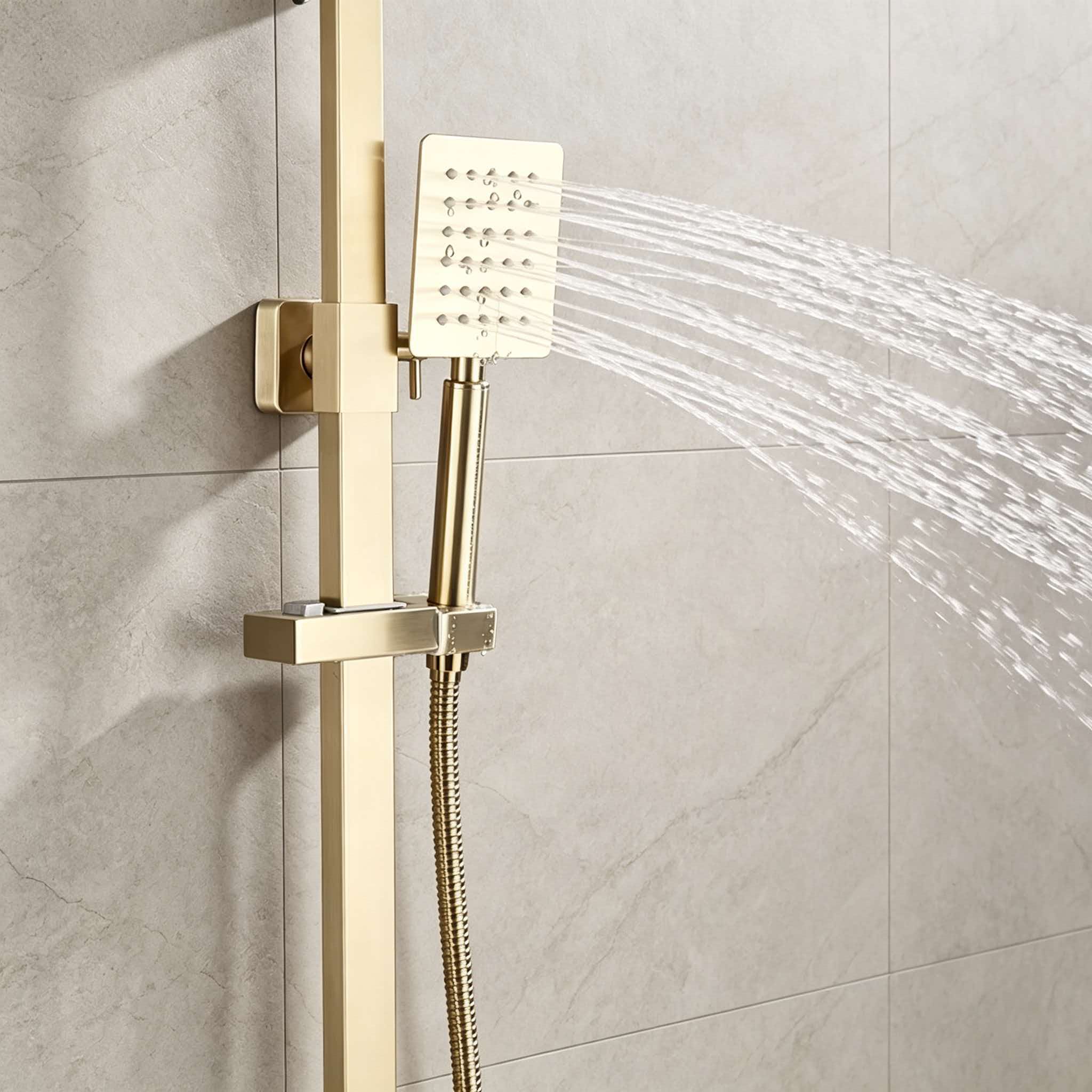 Gold shower set stainless stee - Home For Bathroom ulasan dan harga