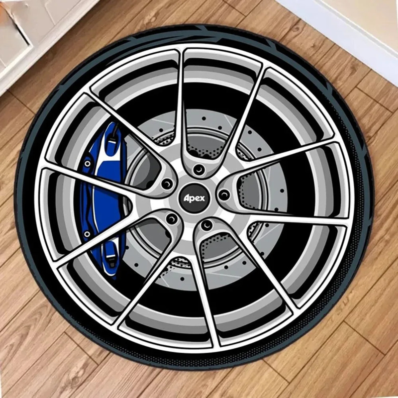 VIKAMA Car Hub Round Cushion S - Home Bathroom Carpet ulasan dan harga