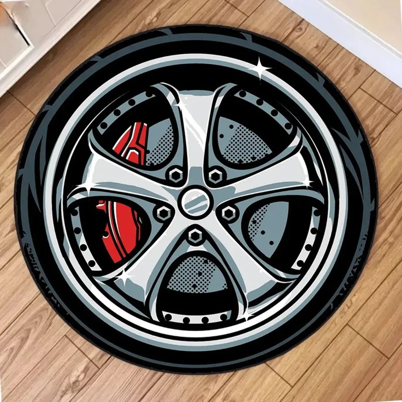 VIKAMA Car Hub Round Cushion S - Home Bathroom Carpet ulasan dan harga