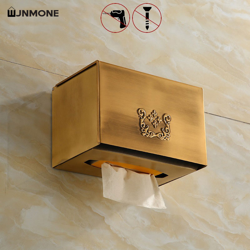 Tissue Box Holder Bathroom Wal - Home Bathroom Towel Dispenser ulasan dan harga