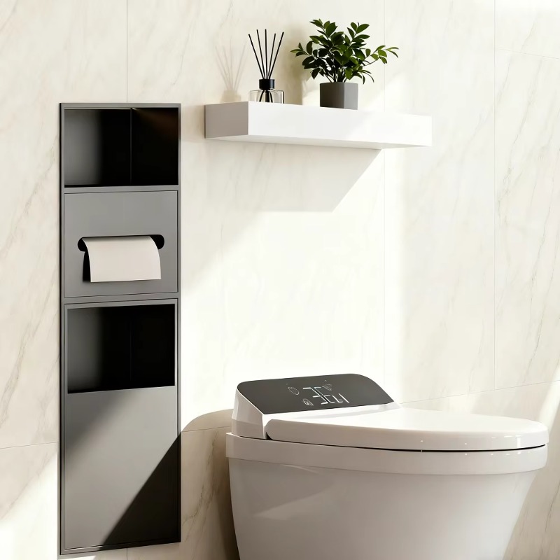 Multifunctional stainless stee - Home Bathroom Towel Dispenser ulasan dan harga