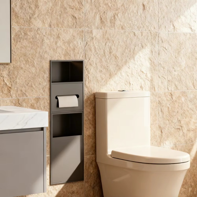 Multifunctional stainless stee - Home Bathroom Towel Dispenser ulasan dan harga