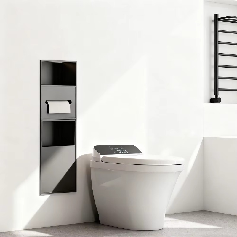 Multifunctional stainless stee - Home Bathroom Towel Dispenser ulasan dan harga