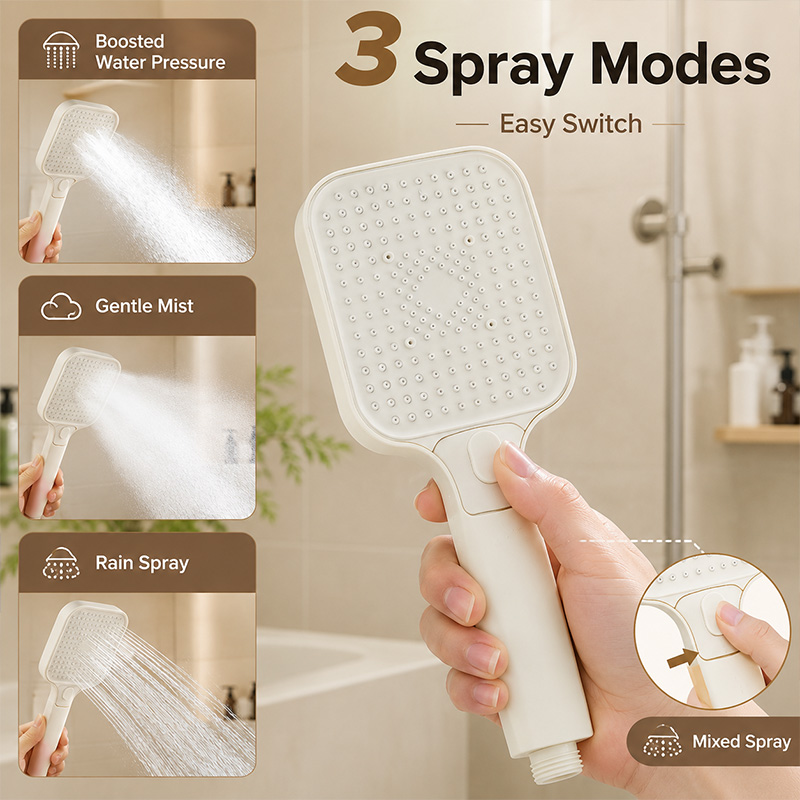 Matte Cream 3 Mode High Pressu - Jet Home Bathroom Accessories ulasan dan harga