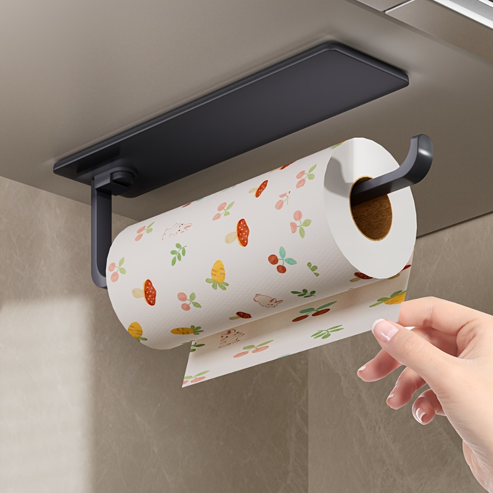 1pc Kitchen Towel Holder - Han - Home Bathroom Towel Dispenser ulasan dan harga