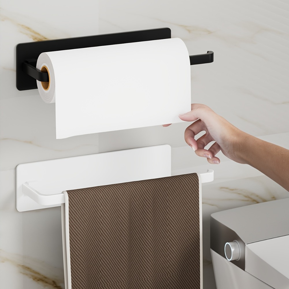 1pc Kitchen Towel Holder - Han - Home Bathroom Towel Dispenser ulasan dan harga