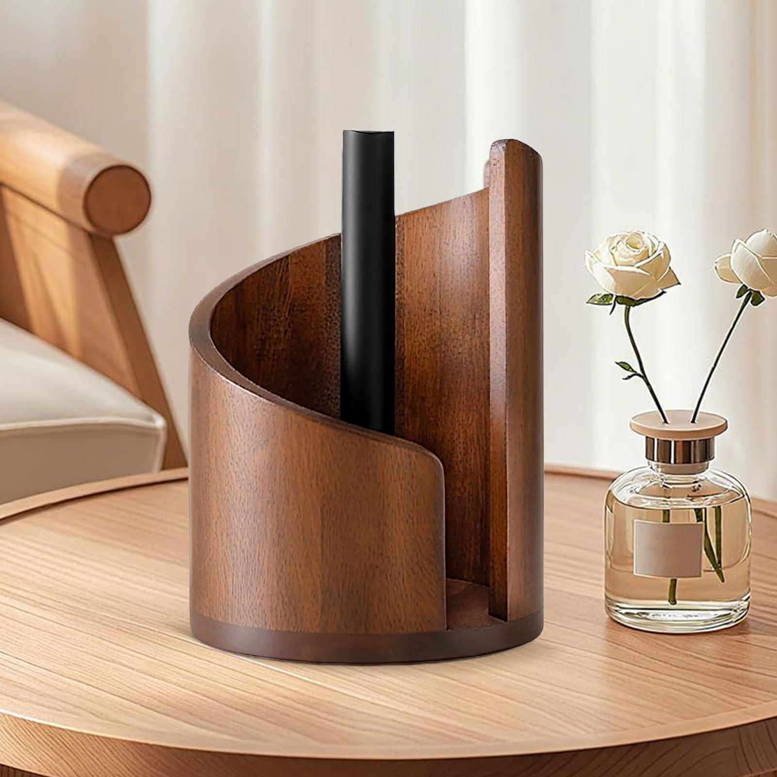 Wood Paper Towel Holder Farmho - Home Bathroom Towel Dispenser ulasan dan harga