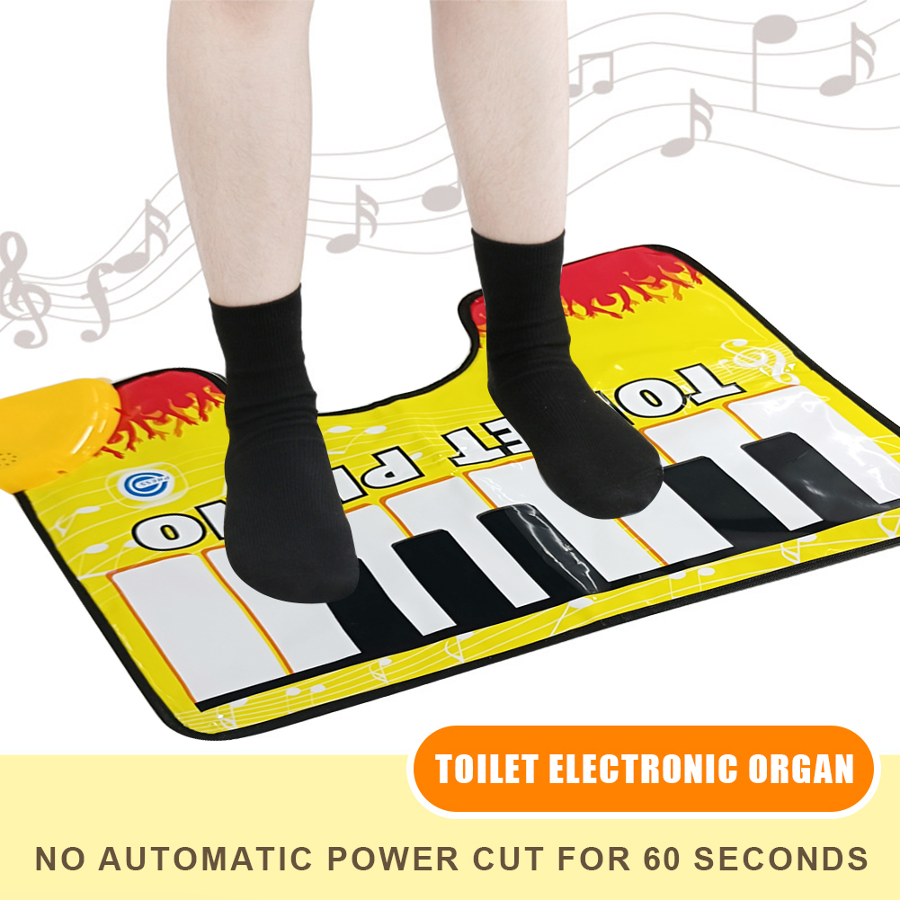 Toilet Piano Mat Novelty Potty - Home Bathroom Carpet ulasan dan harga