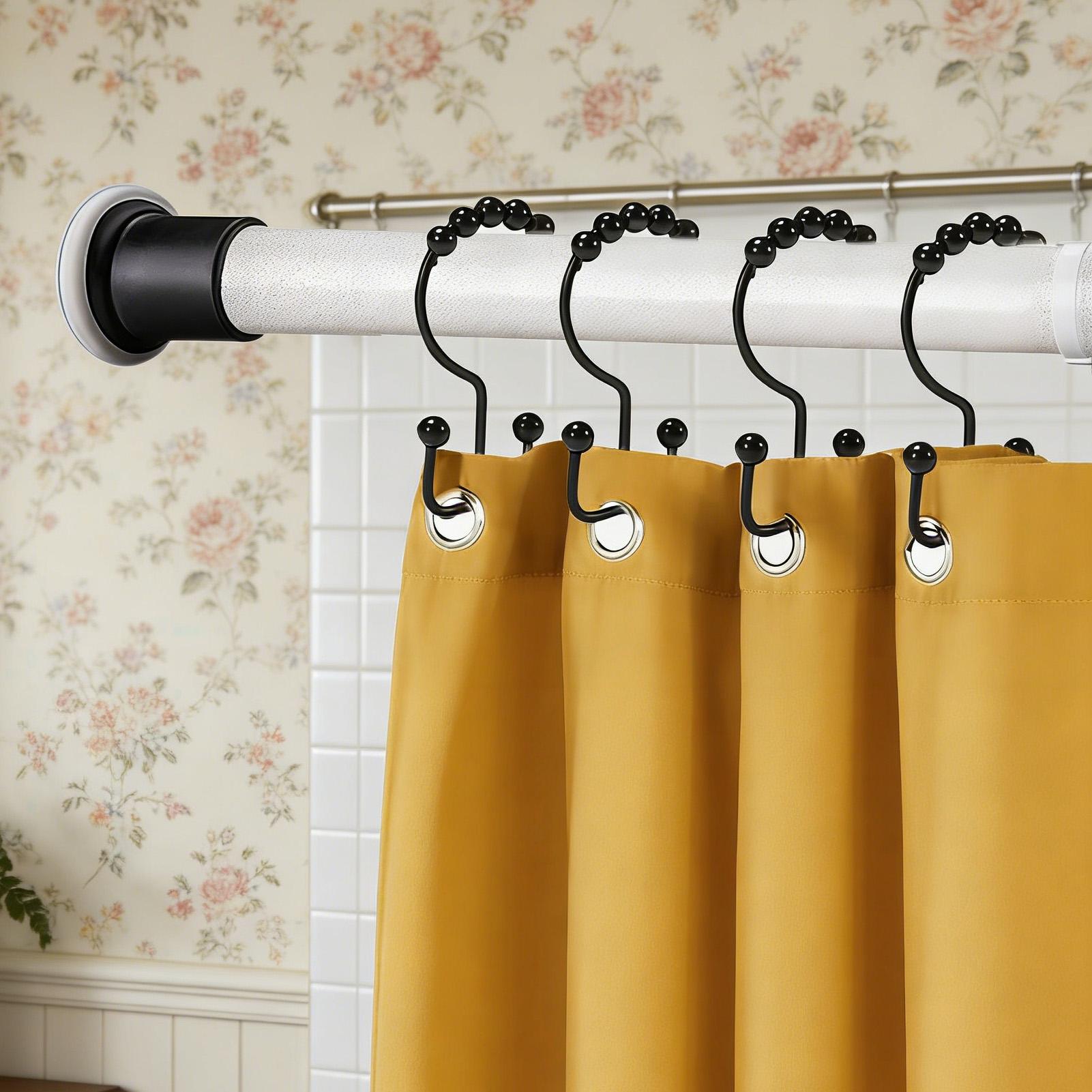 Shower Hooks 12 Pieces Double  - Home Bathroom Window ulasan dan harga