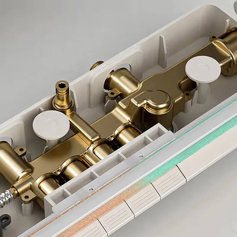 Brass Digital Waterfall Shower - Home For Bathroom ulasan dan harga