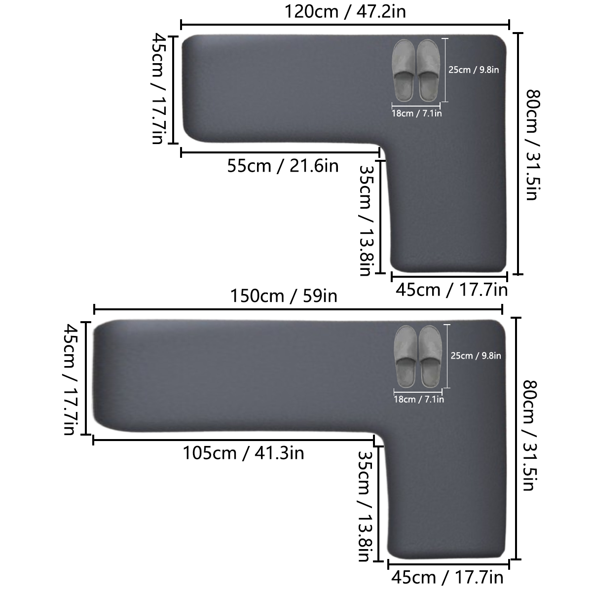 Simple thickened corner floor  - Home Bathroom Carpet ulasan dan harga