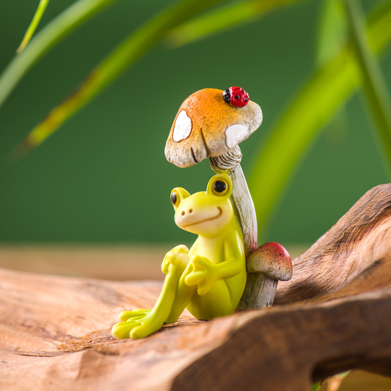 Resin Funny Frog Figurines For - Jet Home Bathroom Accessories ulasan dan harga