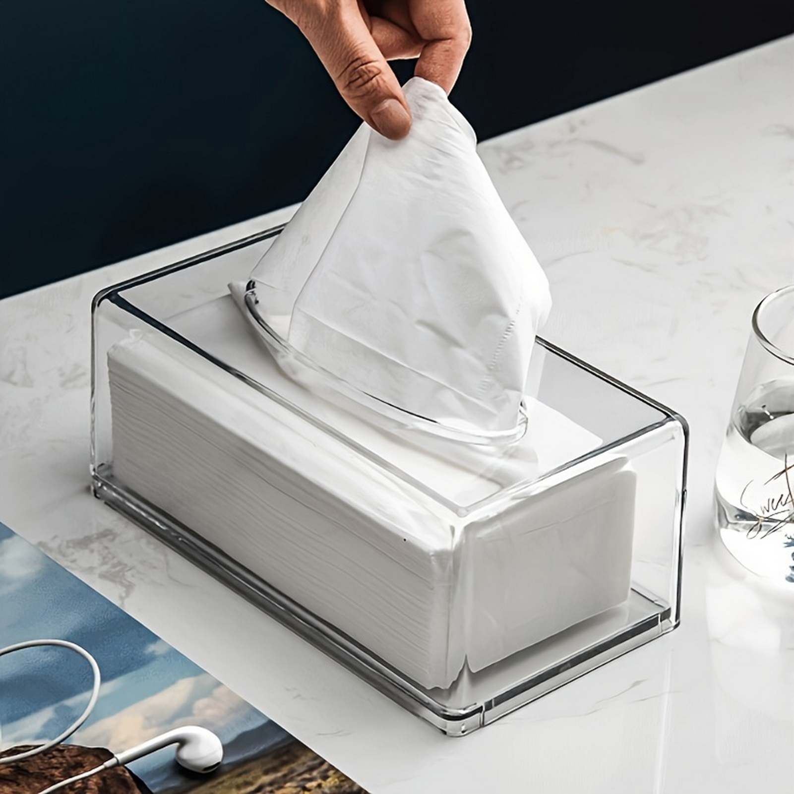 Home Office Tissue Box Dispens - Home Bathroom Towel Dispenser ulasan dan harga