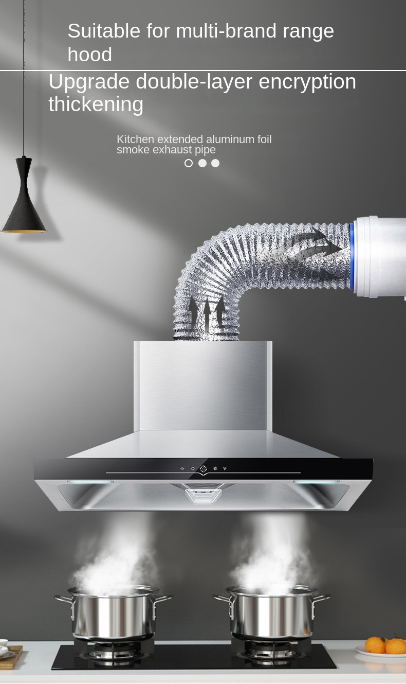 ∅125mm Aluminum Foil Ventilati - Home Bathroom Vent ulasan dan harga