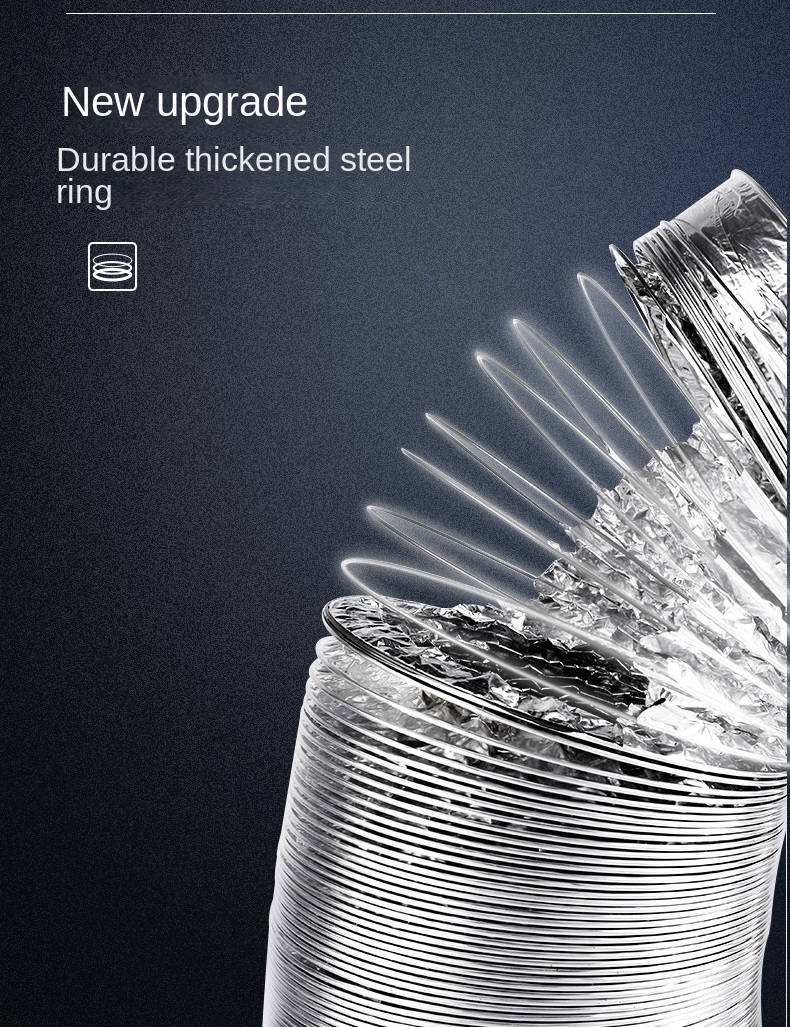 ∅125mm Aluminum Foil Ventilati - Home Bathroom Vent ulasan dan harga