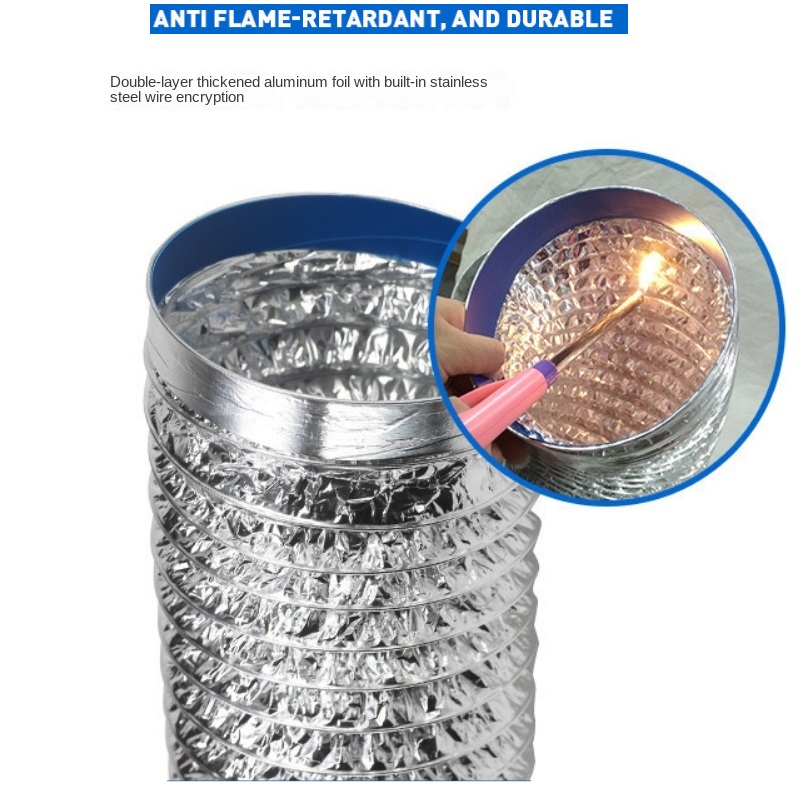 ∅125mm Aluminum Foil Ventilati - Home Bathroom Vent ulasan dan harga