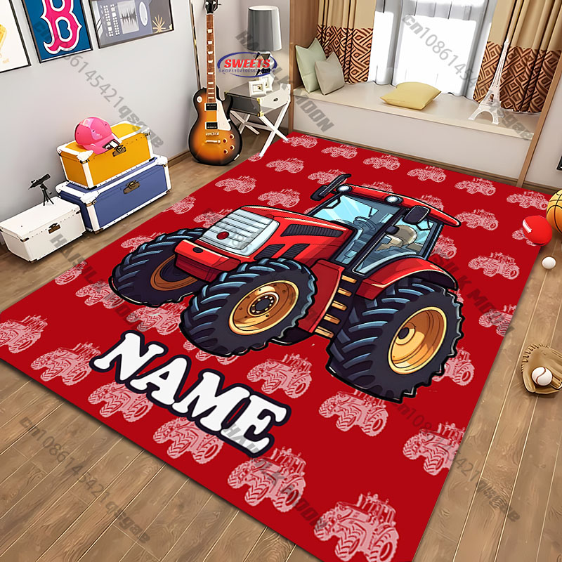 Personalized color Tractor Are - Home Bathroom Name ulasan dan harga