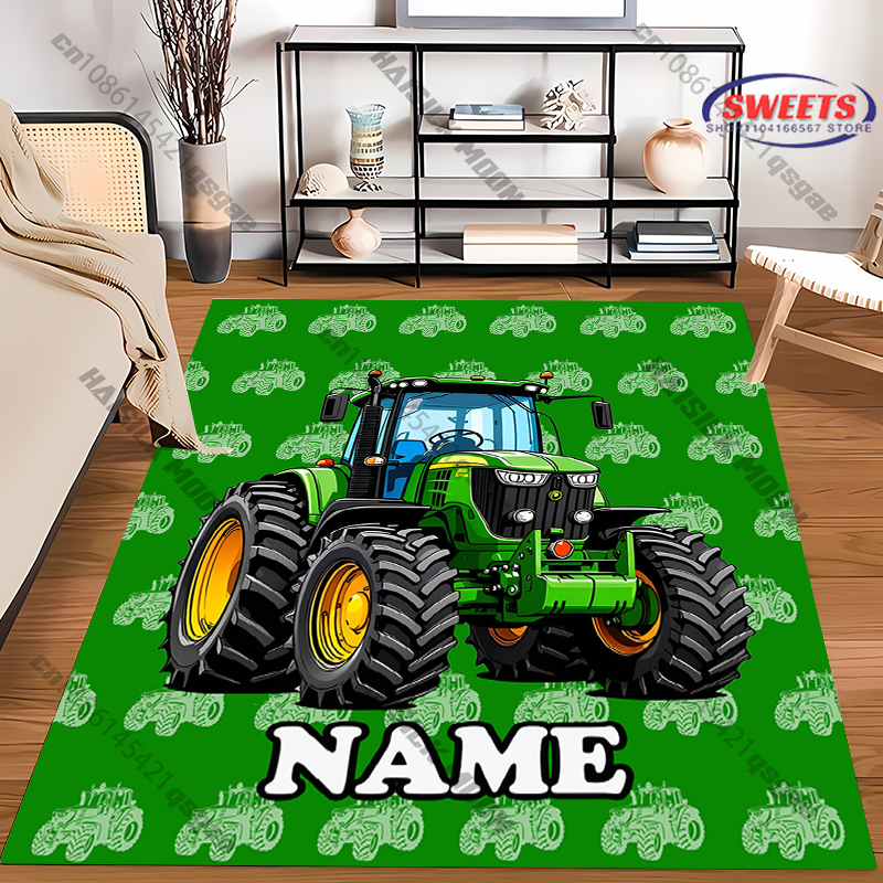 Personalized color Tractor Are - Home Bathroom Name ulasan dan harga