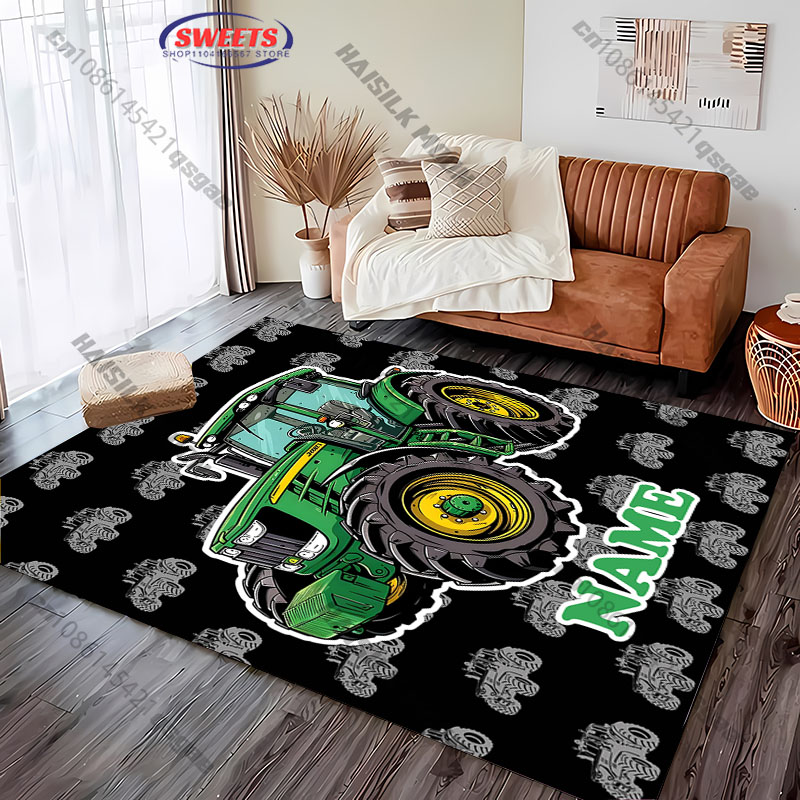 Personalized color Tractor Are - Home Bathroom Name ulasan dan harga