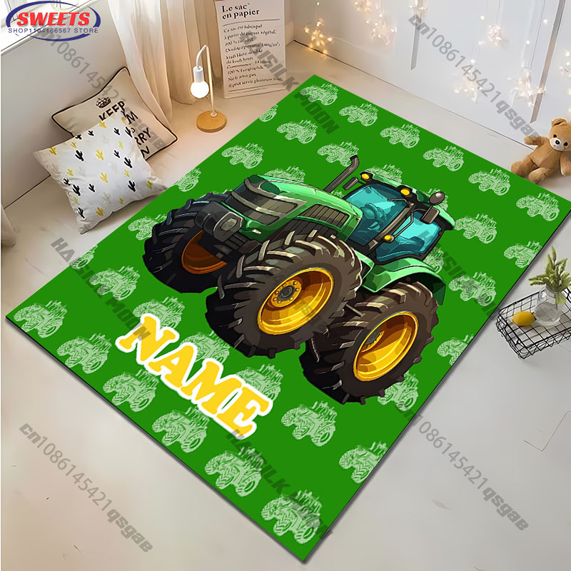 Personalized color Tractor Are - Home Bathroom Name ulasan dan harga