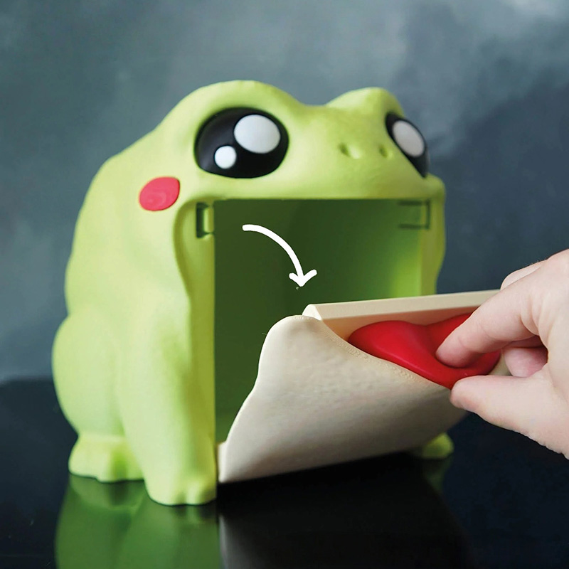 Funny Frog Tissue Box Portable - Home Bathroom Towel Dispenser ulasan dan harga