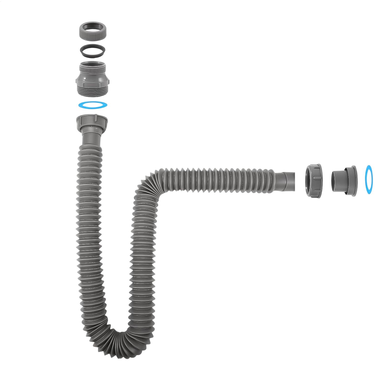 Flexible Drain Hose Expandable - Home Bathroom Wash Basin ulasan dan harga