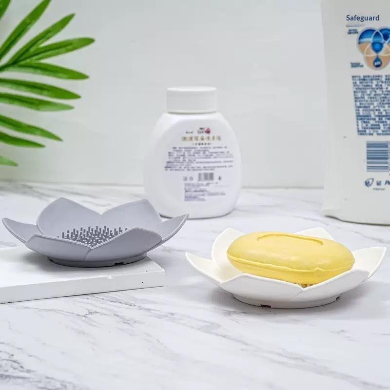 1pcs Bathroom Soap Box Lotus D - Jet Home Bathroom Accessories ulasan dan harga