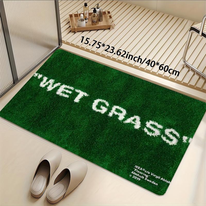 VIKAMA Light Luxury WET GRASS  - Home Bathroom Carpet ulasan dan harga