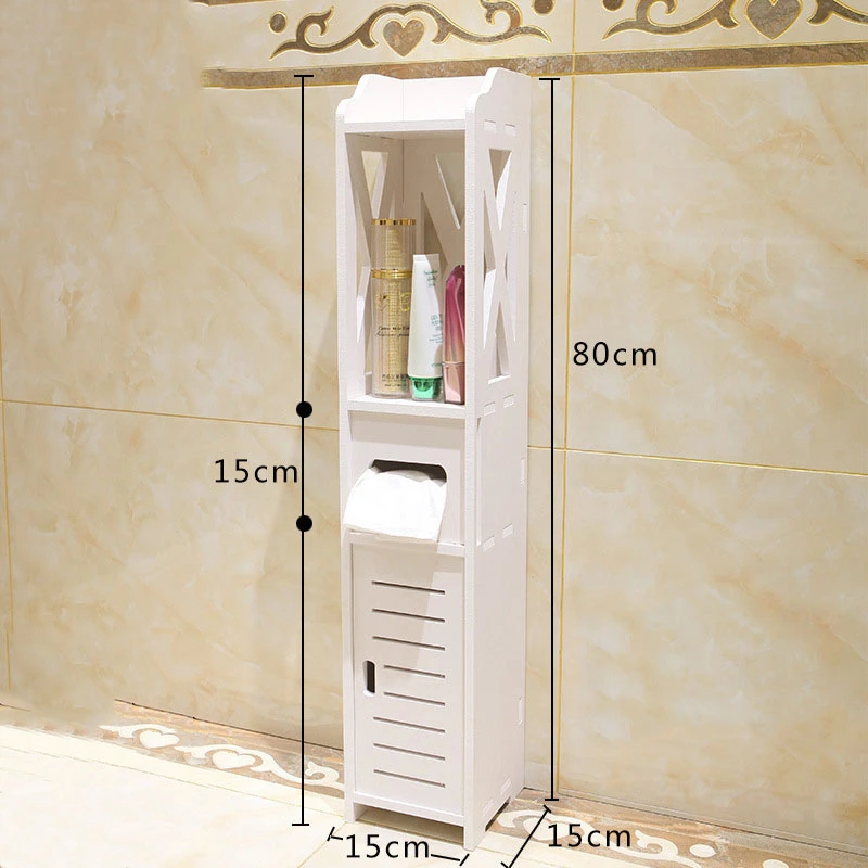 Bathroom Standing Shelf Storag - Home Bathroom Wash Basin ulasan dan harga