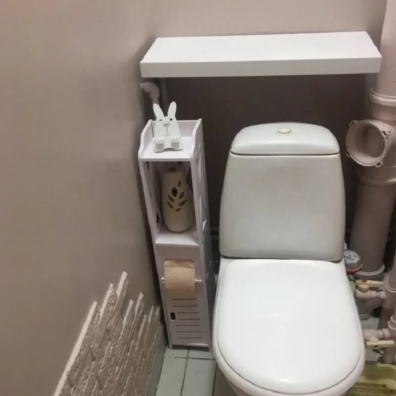Bathroom Standing Shelf Storag - Home Bathroom Wash Basin ulasan dan harga