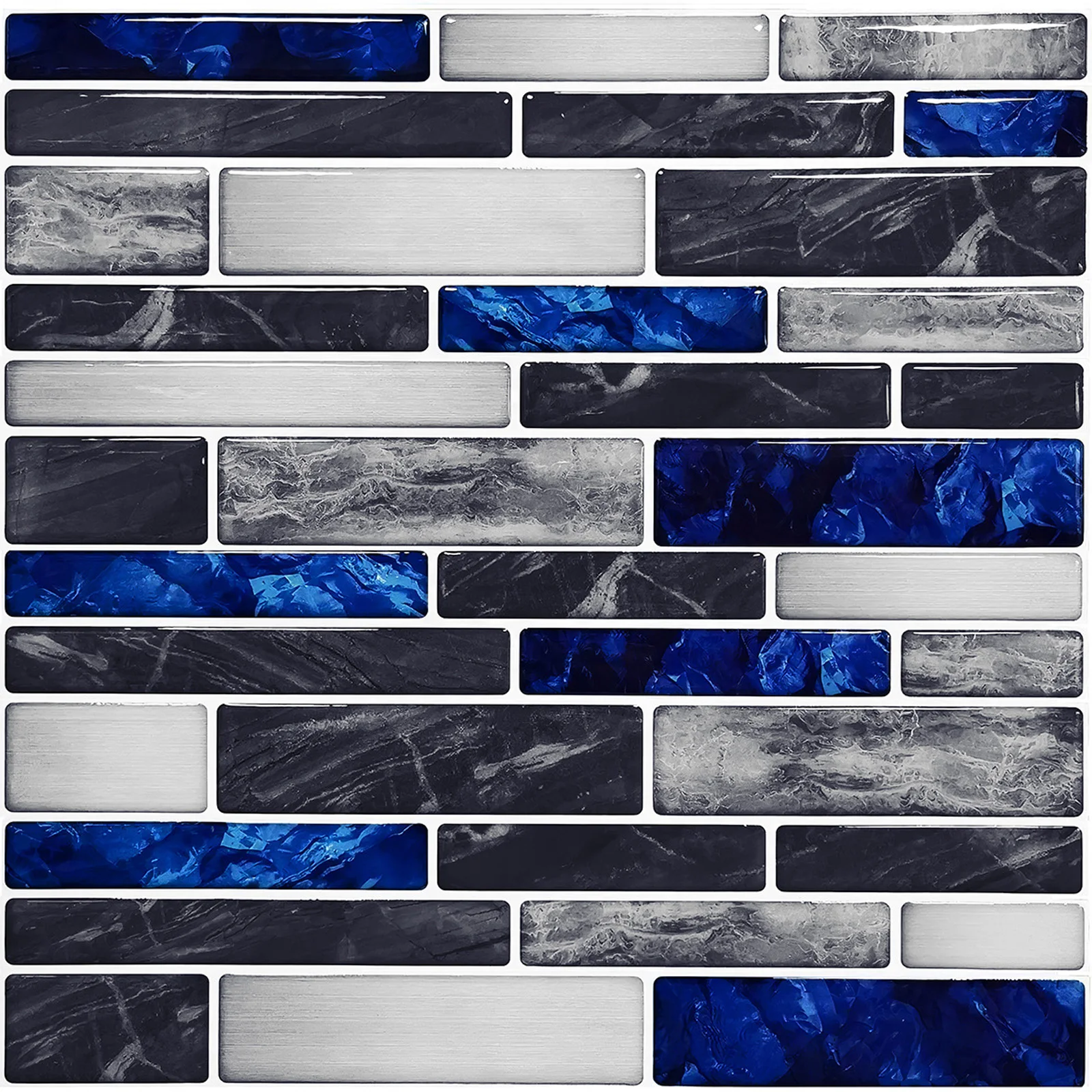 10x Self-Adhesive 3D-Mosaic Ti - Home Bathroom Wall Tiles ulasan dan harga