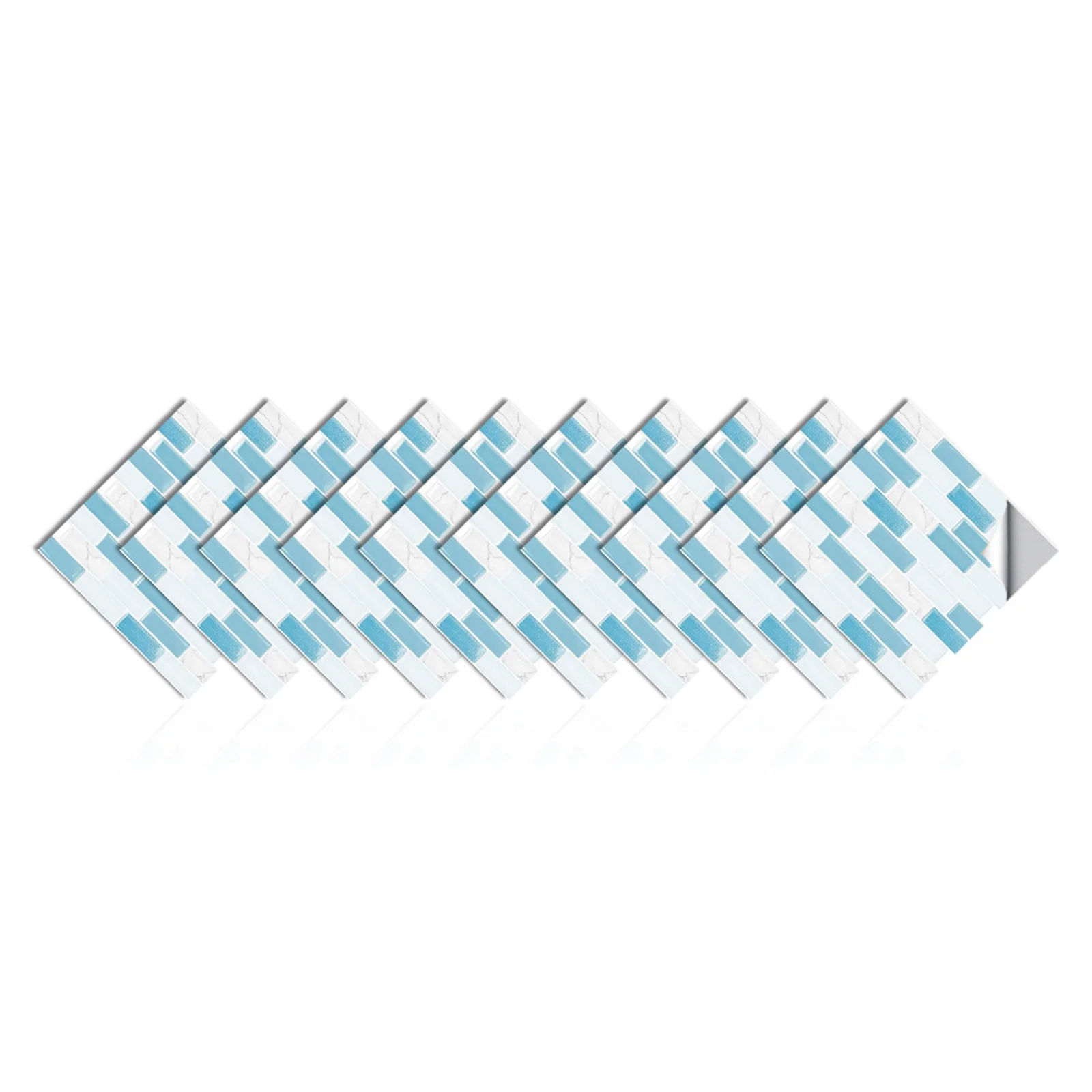 10x Self-Adhesive 3D-Mosaic Ti - Home Bathroom Wall Tiles ulasan dan harga