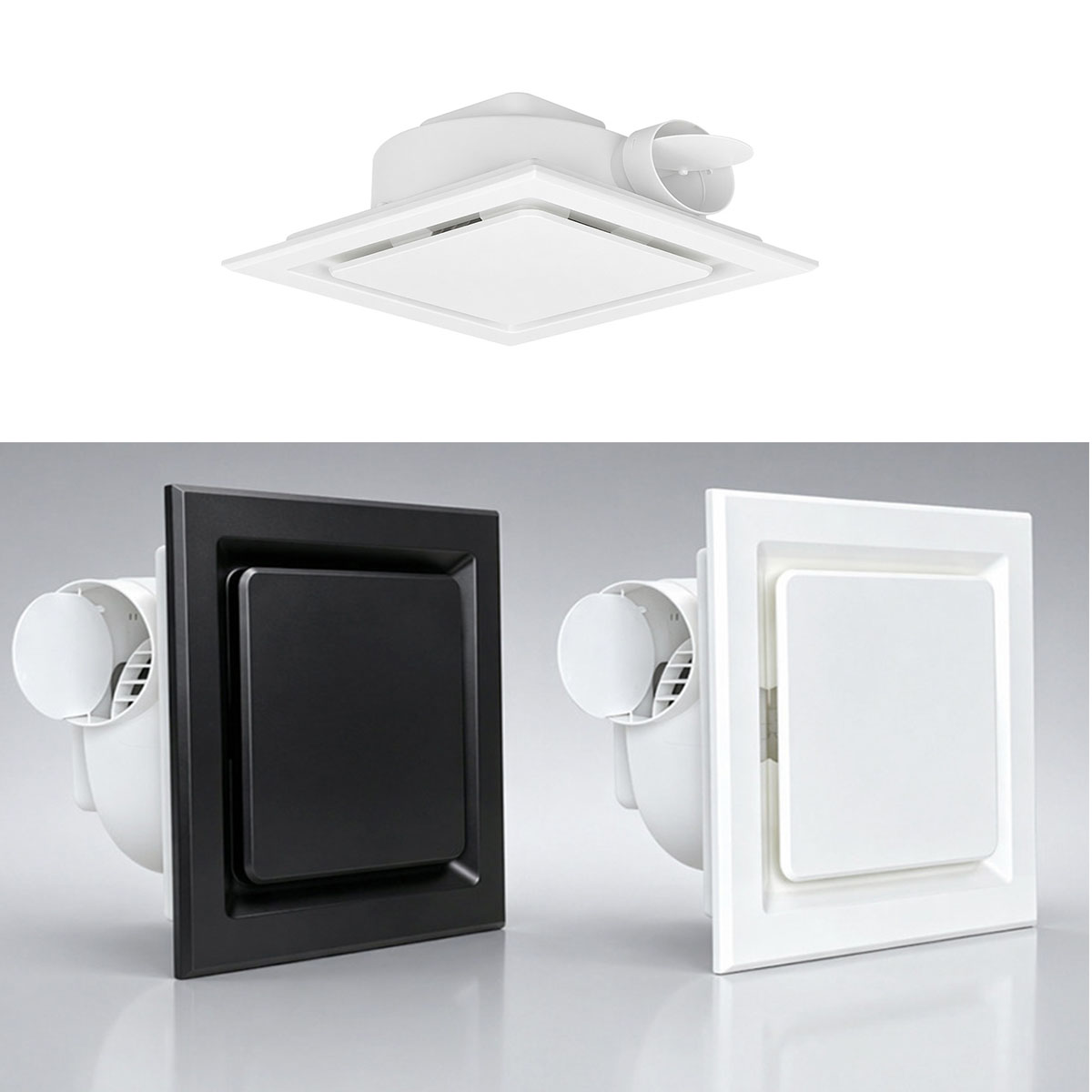 8/10/12‑inch Ceiling Duct Exha - Home Bathroom Vent ulasan dan harga