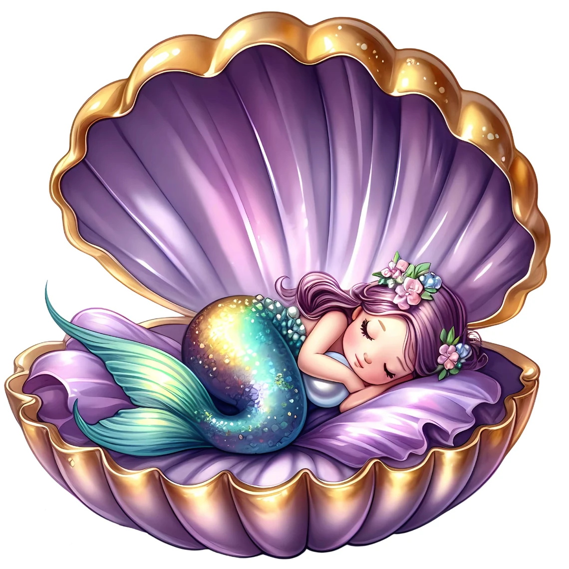 Pretty Mermaid Sticker, Water- - Home Bathroom Wall Tiles ulasan dan harga