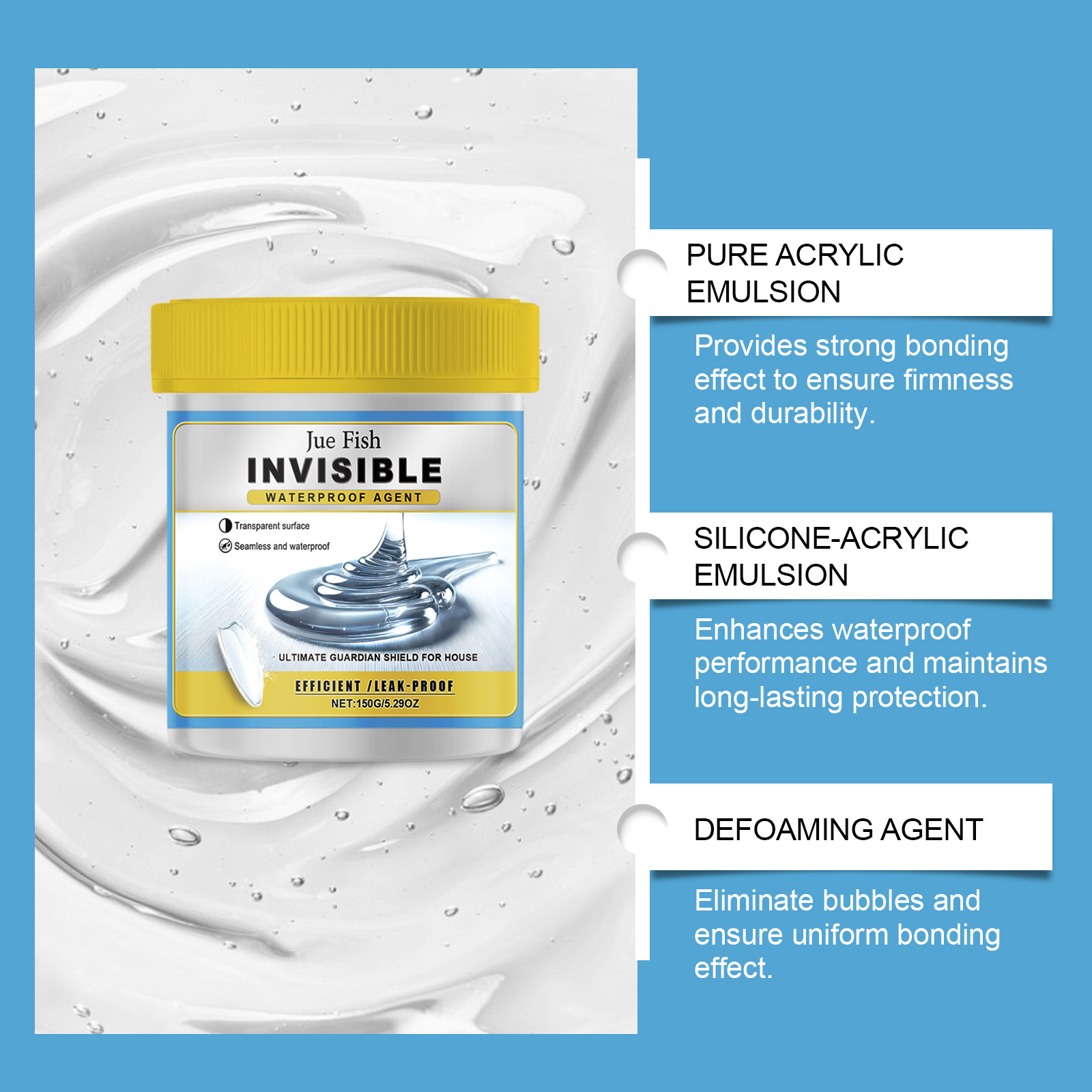 Transparent Waterproof Sealant - Home Bathroom Wall Tiles ulasan dan harga