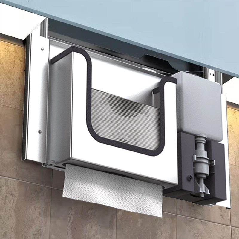 Stainless Steel Hidden Paper T - Home Bathroom Towel Dispenser ulasan dan harga