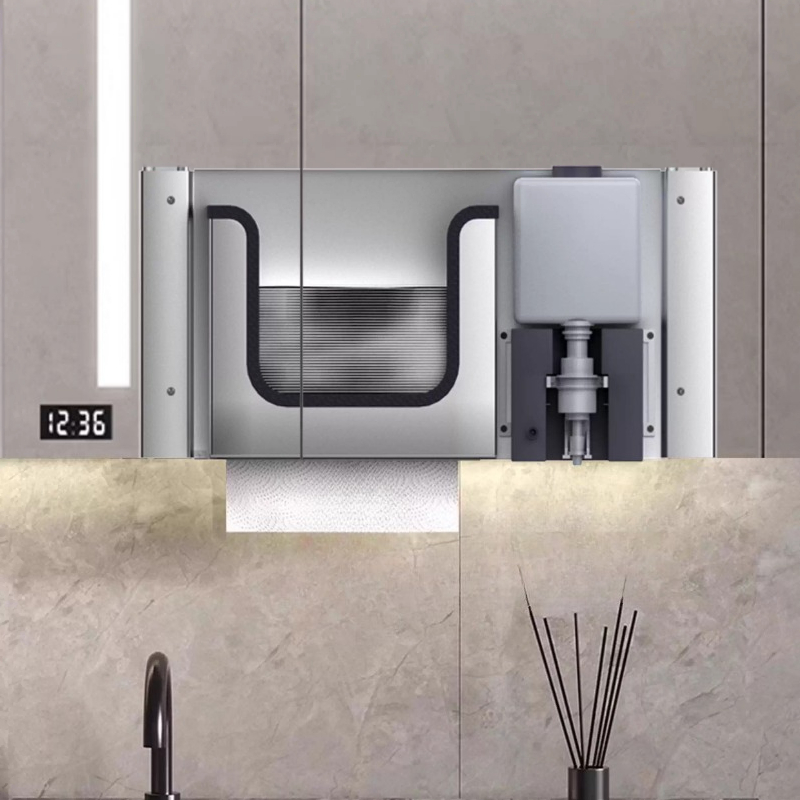 Stainless Steel Hidden Paper T - Home Bathroom Towel Dispenser ulasan dan harga