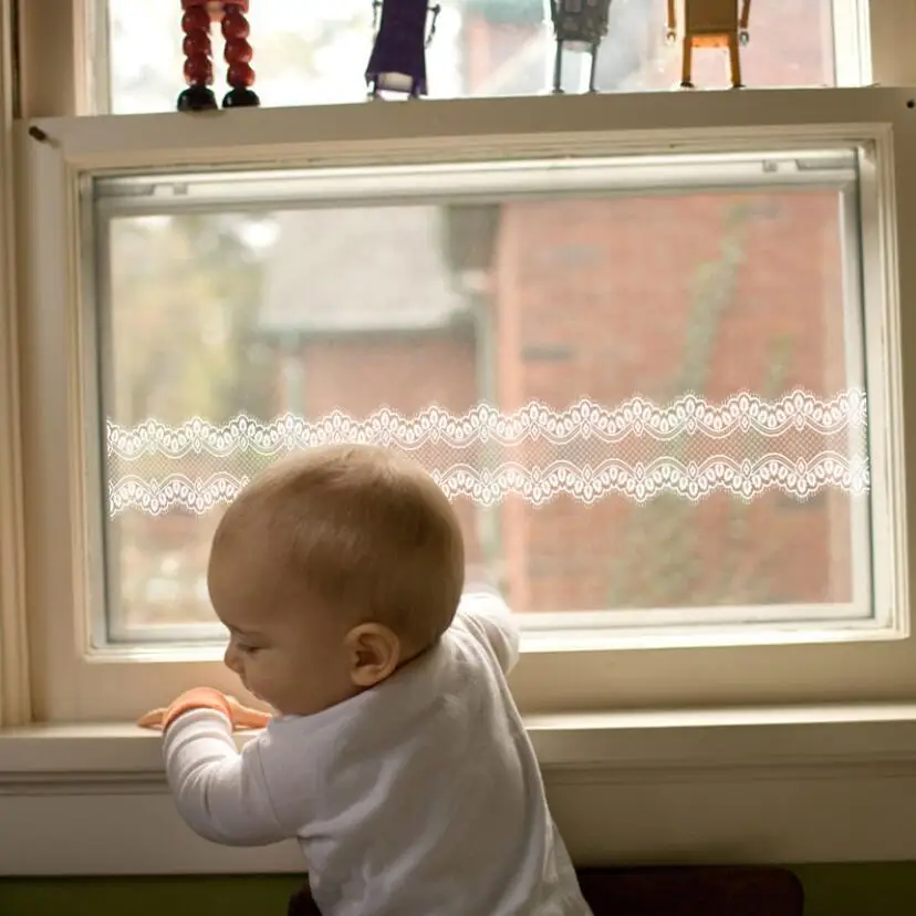Sweet Lace Design Wallpaper Bo - Home Bathroom Window ulasan dan harga